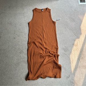 NWT ribbed sleeveless dress